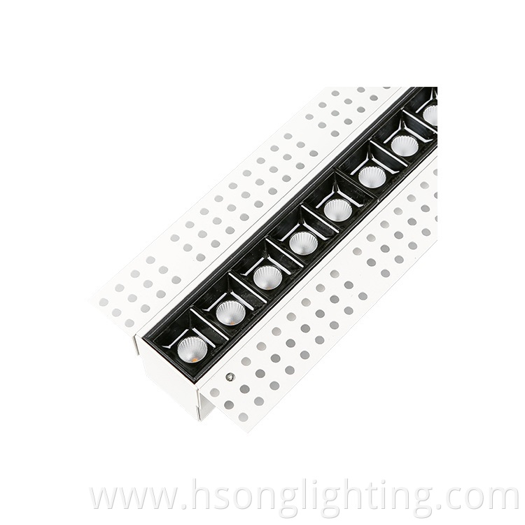 20W Factory Hot Sale Best Aluminum Trimless Recessed Linear LED Light